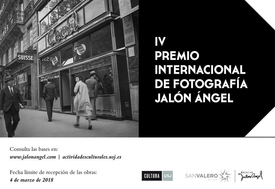 Cartel IV Premio Internacional de Fotografía Jalón Ángel