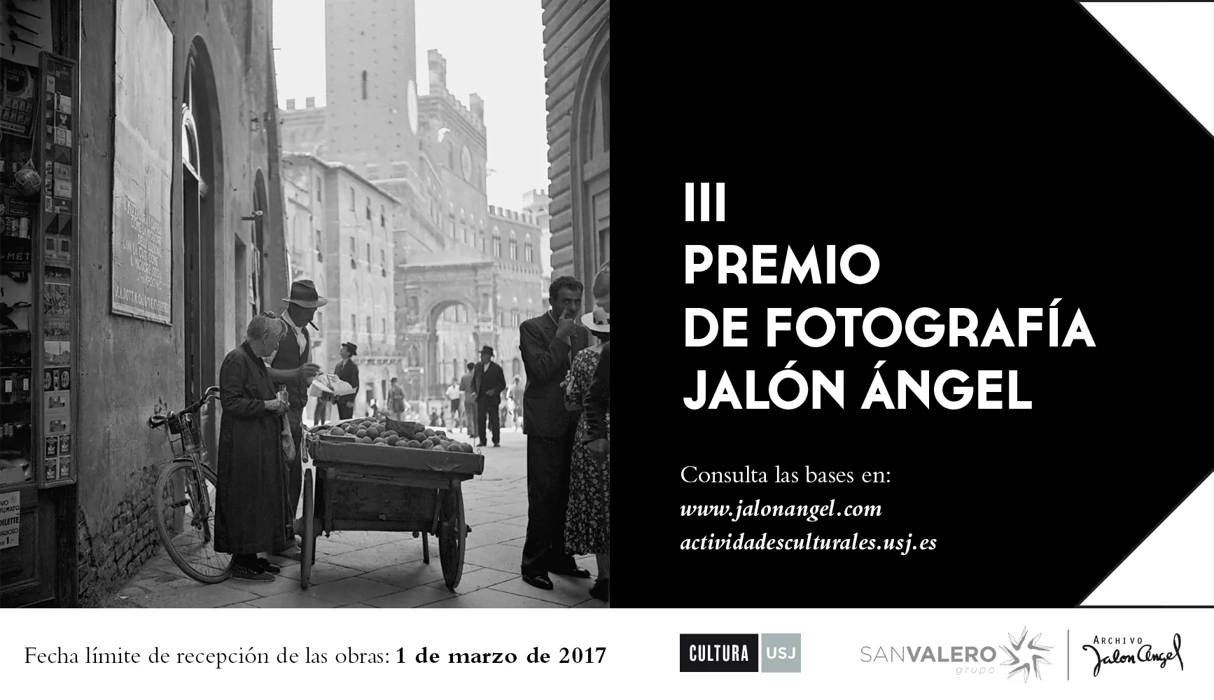 Cartel III Premio Internacional de Fotografía Jalón Ángel Thumbnail